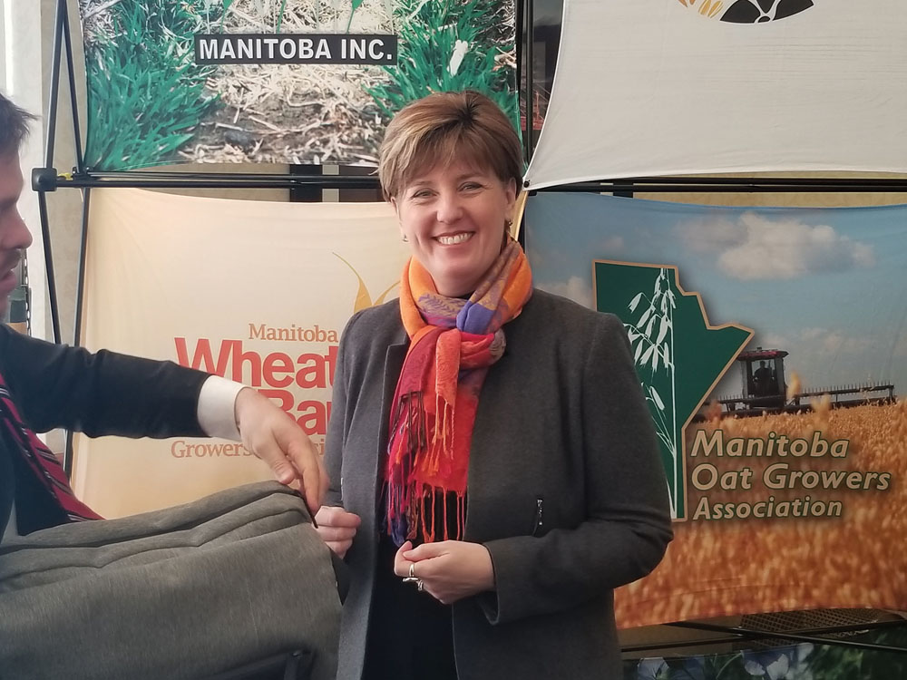 Marie-Claude Bibeau, federal agriculture minister, attended CropConnect 2020 last week in Winnipeg.