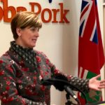 File photo of Agriculture Minister Marie-Claude Bibeau speaking in Winnipeg in February 2020. (Dave Bedard photo)