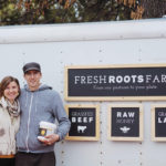 Michelle Schram and Troy Stozek farm beef, lamb and bees near Cartwright.