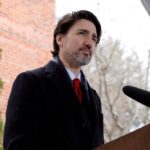 Prime Minister Justin Trudeau speaks at Rideau Cottage in Ottawa in this April 24, 2020 file photo. (Photo: Reuters/Blair Gable)