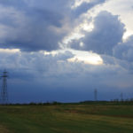 The more water vapour there is in the air, the more potential energy exists to help a
thunderstorm develop.