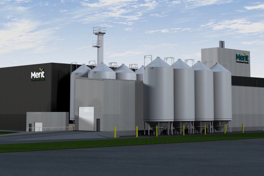 An artists’ rendition of the Merit Functional Foods plant under construction in Winnipeg. (Meritfoods.com)
