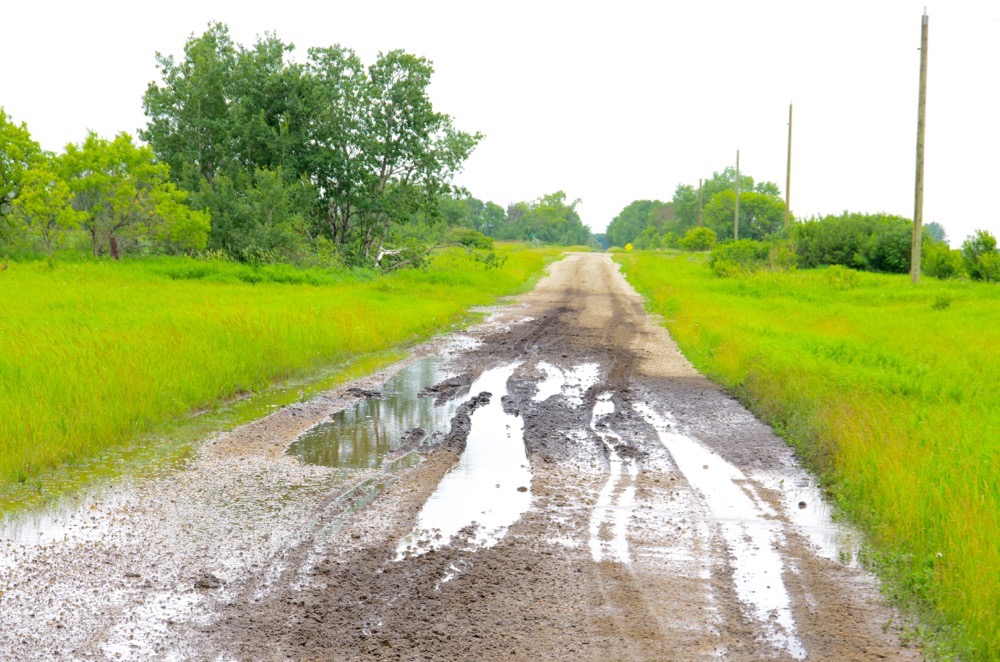 Residents of the R.M. of Elton fought with poor road conditions June 29 following torrential rains.