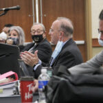 Orvel Currie, lawyer representing the RM of Rosser, speaks on the final day of the appeal hearing in Winnipeg Aug. 18.