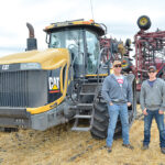 Adam Gurr (l) and Stephen Vajdik of AgriTruth Research farm just outside Brandon, currently Manitoba’s biggest COVID-19 hot spot.