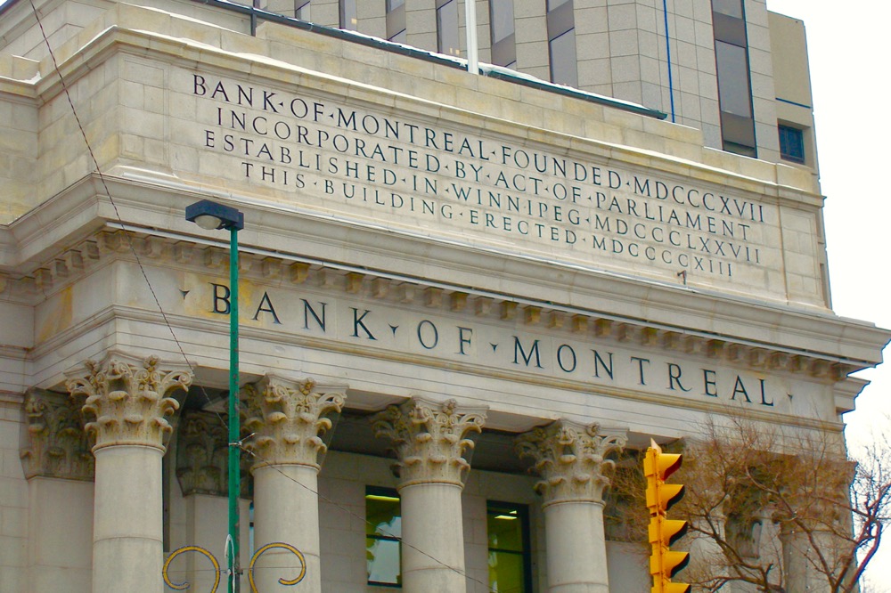 BMO in May 2020 announced an agreement to sell its 107-year-old downtown Winnipeg building to the Manitoba Metis Federation for use as a new Metis Nation Heritage Centre. (File photo by Dave Bedard)
