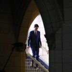 Prime Minister Justin Trudeau walks to the House of Commons on Parliament Hill in 2018.