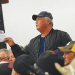 Forage leaseholders express their displeasure with the loss of unit transfers at a packed meeting in Ste. Rose du Lac last Oct. 15.