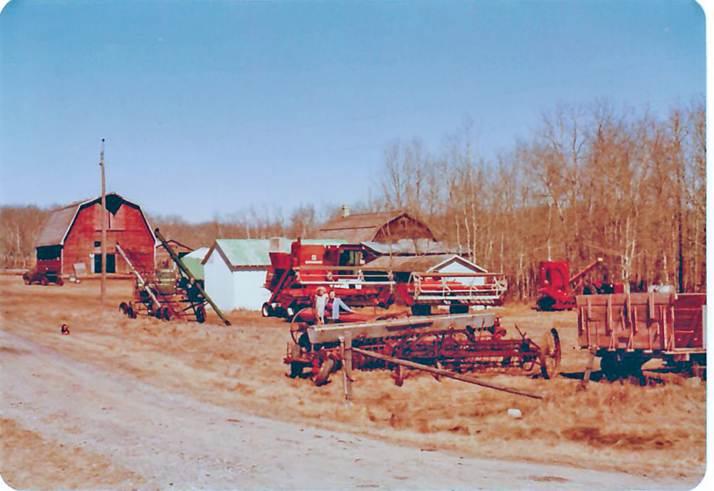 The Kihn farm, near Basswood, prior to the 1978 liquidation auction.