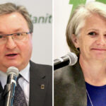 Doug Chorney (left) is the Canadian Grain Commission's new chief commissioner. He was appointed assistant chief commission in 2017 and had being acting chief since June. KAP general manager Patty Rosher (right) was appointed assistant chief commissioner of the Canadian Grain Commission Dec. 21, 2020.