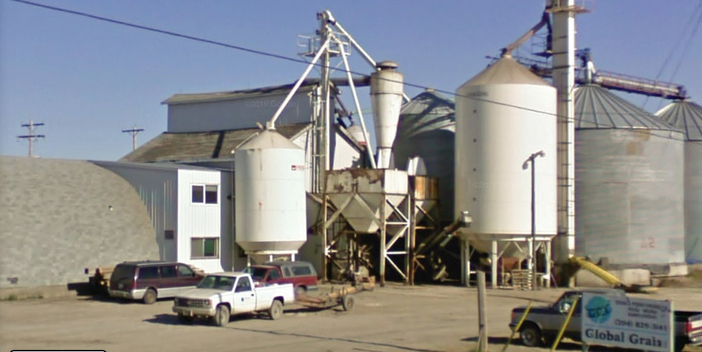 Farmers recently lined up at Global Grain’s Plum Coulee facility to retrieve their edible beans.