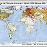This graphic shows the changes in what we’ll consider “normal” when forecasters move to use 1990-2020 as the 30-year comparison period, instead of 1980-2010.