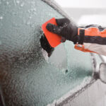 In very small volumes of water in temperatures just below freezing, molecular motions remain large enough to weaken their structure.