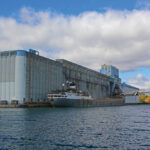 The Saginaw loading grain at Richardson’s Current River terminal at the Port of Thunder Bay in October 2020.