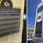 A plaque near the entrance of the Manitoba Archives Building in Winnipeg. Reading journals from Hudson’s Bay Company posts, a researcher can sometimes gather anecdotal clues about historic temperature and precipitation on a given day.