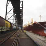 Grain ships continue to arrive at Canadian ports, suggesting the possibility of another record despite tight grain supplies.