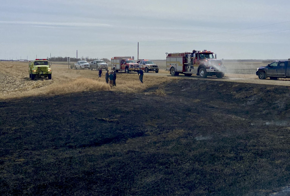 In recent weeks the Oakland-Wawanesa Fire Department has been called to two fires started by haying equipment.