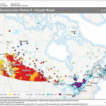The Canadian Drought Monitor map for 2021. (see below for maps from 1961 and 1988)