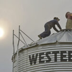 Grain bins can be a dangerous location and safety precautions are very important.