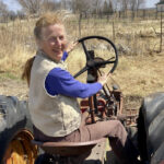 Judy Swain on her farm near New Bothwell in May 2021.