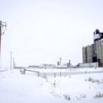 The 25,000-tonne elevator near Dugald.