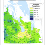 Provincial agriculture weather specialists say the most accurate picture of precipitation this year came during the prolonged dry spell centred around the month of July, represented by this map from MARD.