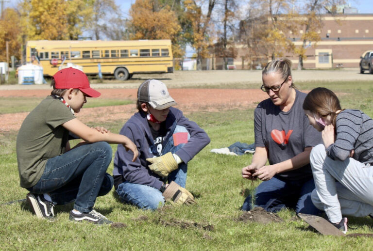 Shoal Lake students put backs and brains into tree planting Manitoba