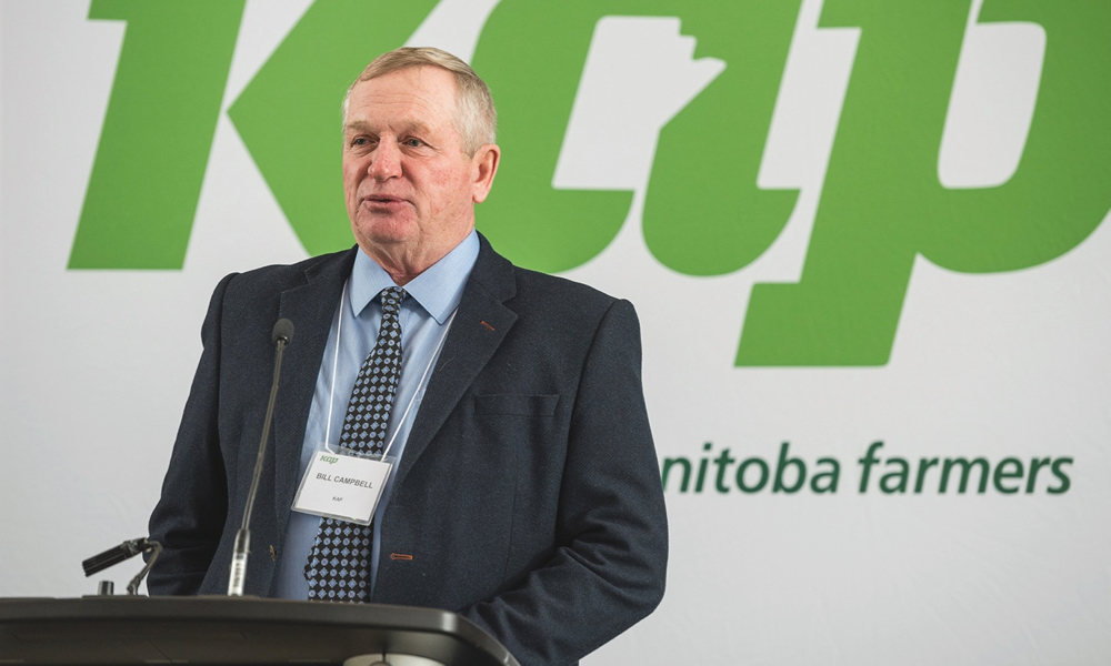 Keystone Agricultural Producers president Bill Campbell.