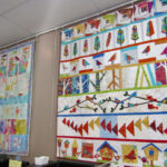The quilts have been displayed in the North Norfolk-MacGregor Library and in Victoria Place Assisted Living.