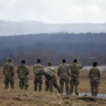 Soldiers from the U.S. Army’s 82nd Airborne Division, deployed to Poland to reassure NATO allies, train at an airbase near Arlamow at southeastern Poland’s border with Ukraine, on Feb. 23, 2022. (Photo: Reuters/Kacper Pempel)
