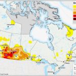 Drought conditions in Canada at Feb. 28, 2022. (Map courtesy Agriculture and Agri-Food Canada)
