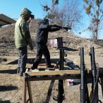 Civilians who bought their own weapons take part in shooting exercises before joining the territorial defence and patrolling the city, as Russia’s invasion of Ukraine continues, in Lviv, Ukraine March 11, 2022.