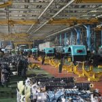 The Kharkiv Tractor Plant assembly line, during more peaceful times. (Kharkiv Tractor Plant photo)
