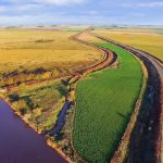 File aerial photo of highway through cropland in Argentina. (Gracieross/iStock/Getty Images)
