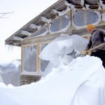 Residents on the Manitoba escarpment dig themselves out following a major blizzard April 13-14. The same area saw over 10 centimetres more several days later, on April 17.