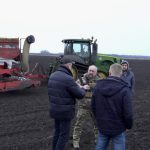 Ukrainian farmers and soldiers meet in the liberated fields of northern Ukraine.