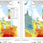 Corn Heat Unit (CHU) historical accumulation between May 1 or June 1 and Sept. 30.