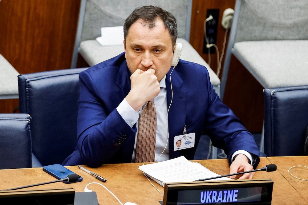 File photo of Ukraine’s Agriculture Minister Mykola Solskyi at a “Global Food Security Call to Action” meeting of foreign ministers at United Nations headquarters in New York, on May 18, 2022. (Photo: Reuters/Eduardo Munoz)

