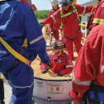 The grain entrapment demo unit that the Canadian Agricultural Safety Association takes to farm events is an eye-opener for some producers.