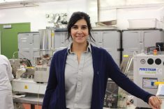 Filiz Koskel, recipient of the Terry G. Falconer Memorial Rh Institute Foundation Emerging Researcher Award in the Applied Sciences.