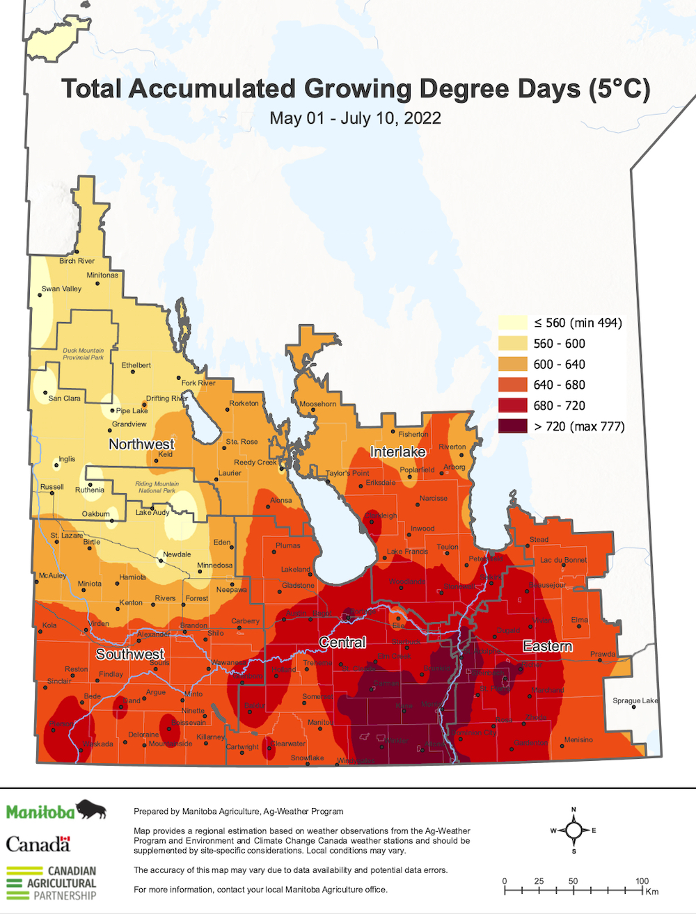 Crop conditions swiftly advance, heavy rains damage crops