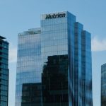 Nutrien’s head office building in Saskatoon. (Liam O’Connor photo)
