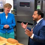 Agriculture Minister Marie-Claude Bibeau on July 19 attended an event in Winnipeg marking the 50th anniversary of Cereals Canada with that organization’s CEO Dean Dias. (Dave Bedard photo)
