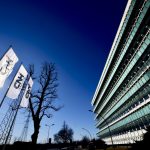 A CNH Industrial building in Turin, Italy. Photo: Reuters/ Massimo Pinca/File

