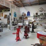 Remnants of dairy history are displayed inside the Manitoba Dairy Museum.