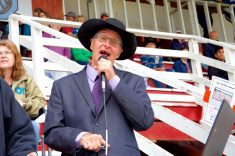 Long-time rodeo clown and announcer Gordon Mark has blazed a trail through the rodeo scene in Manitoba and throughout Western Canada.