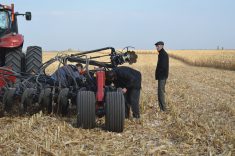 Farmers in Ukraine have worked together to keep equipment operating during the harvest, despite lack of parts and technicians.