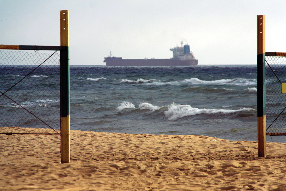 One of eight vessels, carrying 195,000 tonnes of Ukrainian agricultural products, sails from southern Ukraine on Sept. 21.