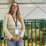 Mandy Furney, Manitoba Fibre Festival volunteer co-ordinator.