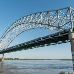 File photo of the Hernando de Soto Bridge as viewed from the Mud Island River Park at Memphis. (Akrassel/iStock/Getty Images)
